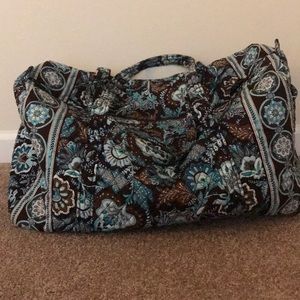 Vera Bradley Java Blue Large Duffle Bag